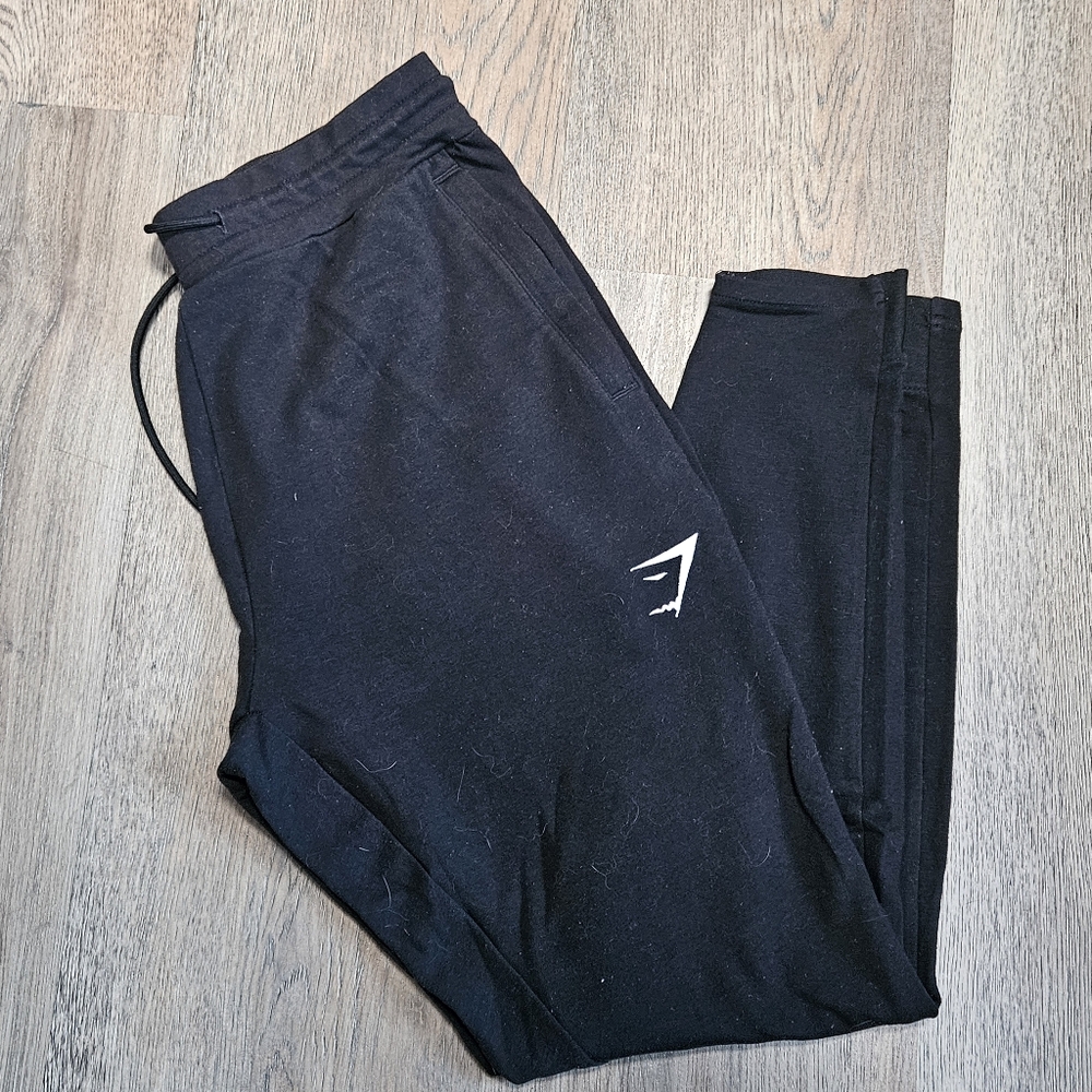 Gymshark Black Jogger Athletic Sweatpants size Small - Picture 1 of 7